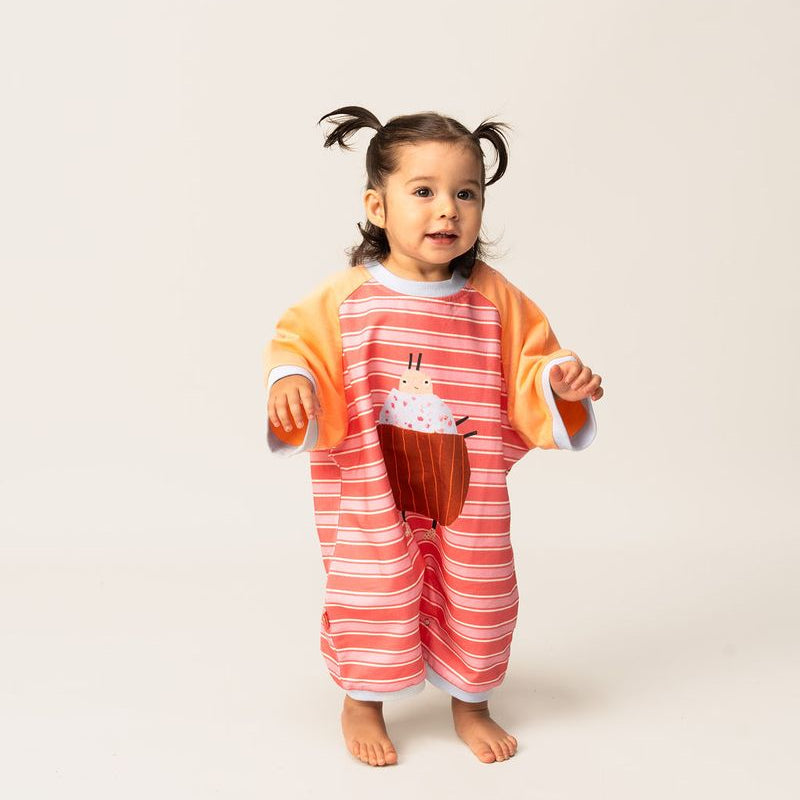 Das Ist Maurice Romper - Peachy Bug - Cerise