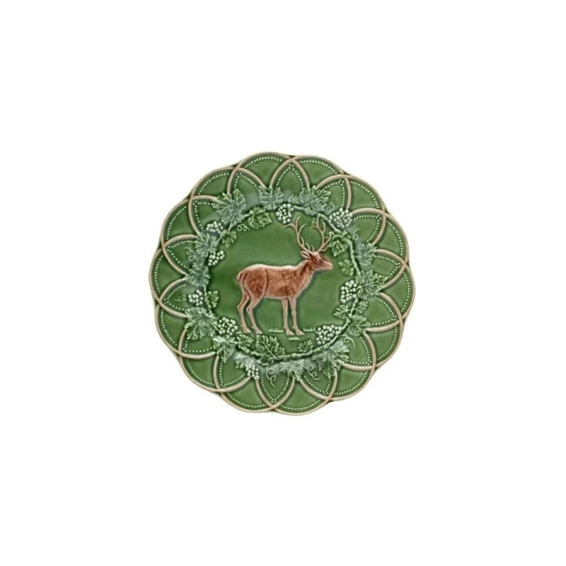 Bordallo Pinheiro Deer Snack Plate