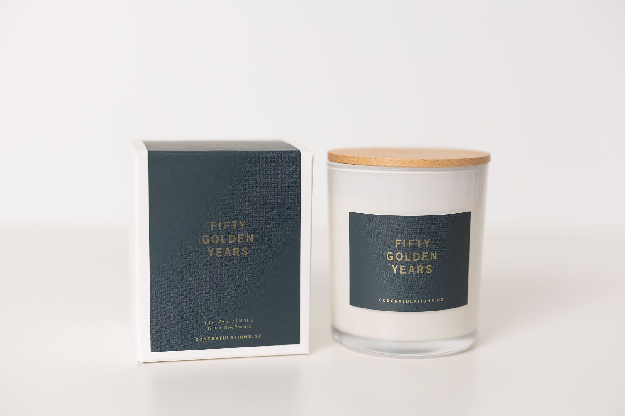Candle celebrating 50 Golden Years