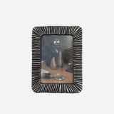 Fillete photo frame available as a 4x6 and 5x7  in a warm bronze finish with curved corners at Cerise