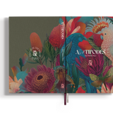 The Flox Antipodes 2027 Diary at Cerise is a beautifully illustrated New Zealand diary featuring Flox’s signature botanical artwork inspired by Aotearoa’s native flora and fauna. Perfect bound for easy open to flat lay with feature printed fabric outer cover. A practical and stylish 2027 diary for everyday planning, and a great gift for lovers of New Zealand art, nature and contemporary illustration.