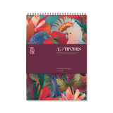 The  of the Flox Antipodes 2027 Calendar  is a New Zealand art calendar featuring Flox’s vibrant botanical illustrations inspired by the flora and fauna of Aotearoa and the wider Antipodes at Cerise The front cover is a stunning introduction to a beautiful 2027 wall calendar and gift for lovers of New Zealand art, contemporary illustration, native plants, birds and nature.