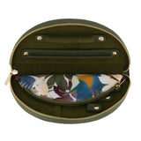 With its slimline profile and wraparound curved zip, the FLOX Antipodes Travel Jewellery Case at Cerise is easy to pack into a suitcase, overnight bag or handbag. It’s a practical and stylish travel accessory for holidays, weekends away or simply keeping your jewellery organised at home. Features a beautiful flox designed satin interior compartment for your extra special jewellry items.  Pleanty of space for rings, chains, pendants, earrings and bracelets.