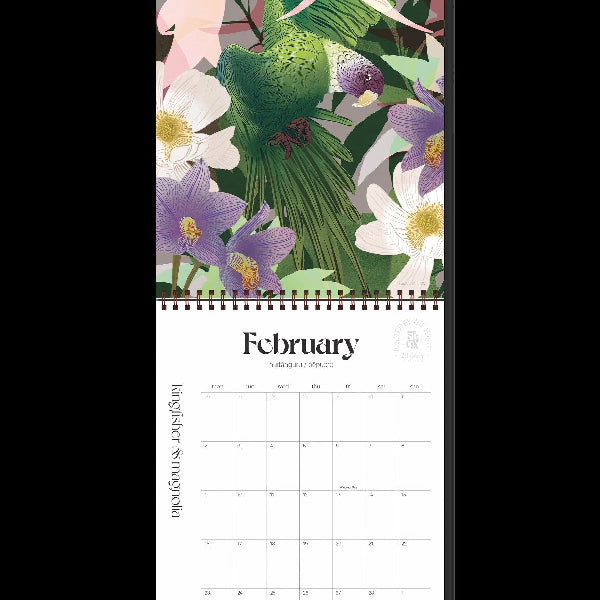 Flox branded 2026 calendar featuring 12 FLOX artworks