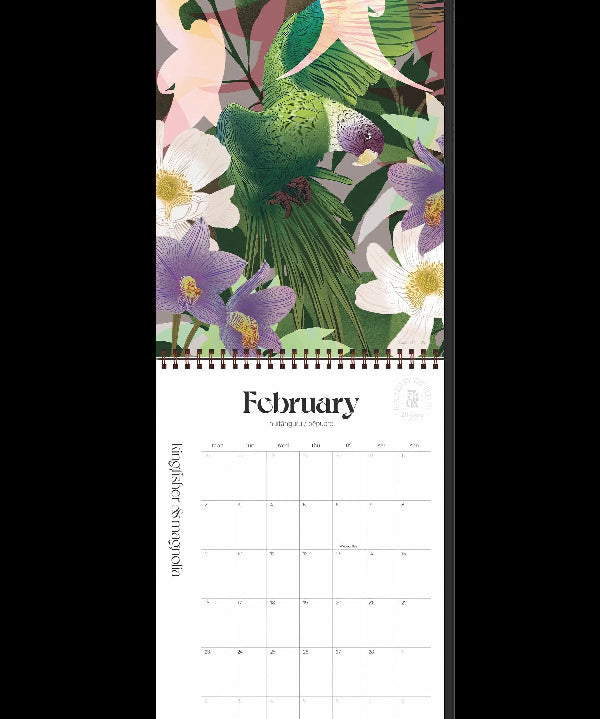 Flox branded 2026 calendar featuring 12 FLOX artworks