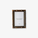 French Country Bamboo design Photo Frame in DArk Brown at Cerise.  Takes a 4 x 6 photo.