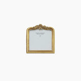 French Country Floral Shaped Frame in Antique gold finish at Cerise