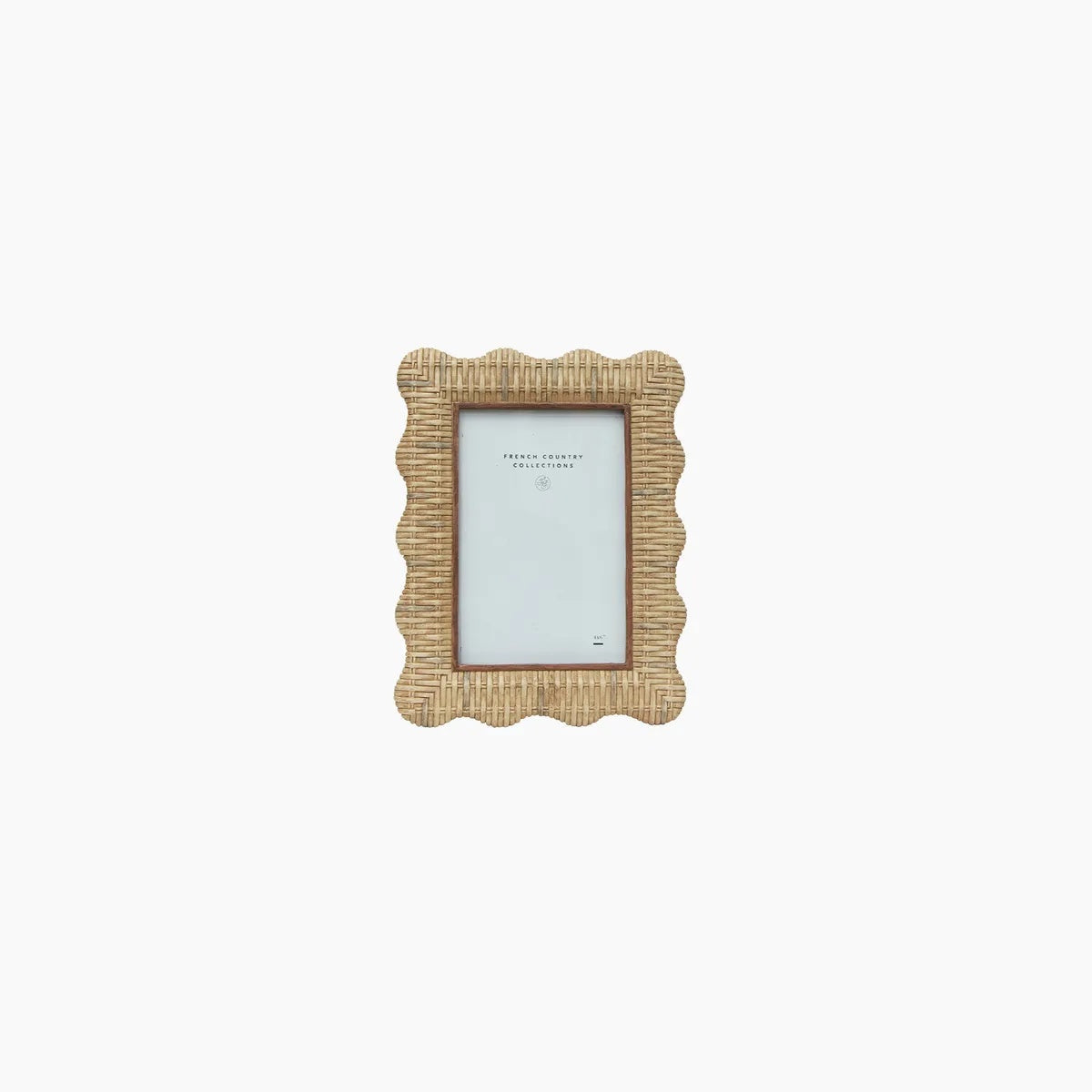 French Country Rattan Wavy Frame at Cerise.  A Faux Bamboo Style frame, takes a 4 x 6 inch photo
