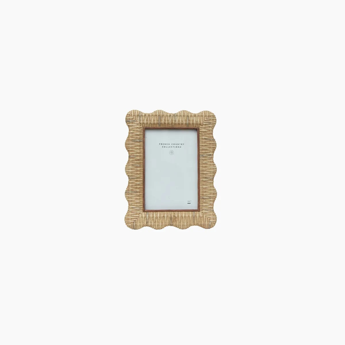 French Country Rattan Wavy Frame at Cerise.  A Faux Bamboo Style frame, takes a 4 x 6 inch photo