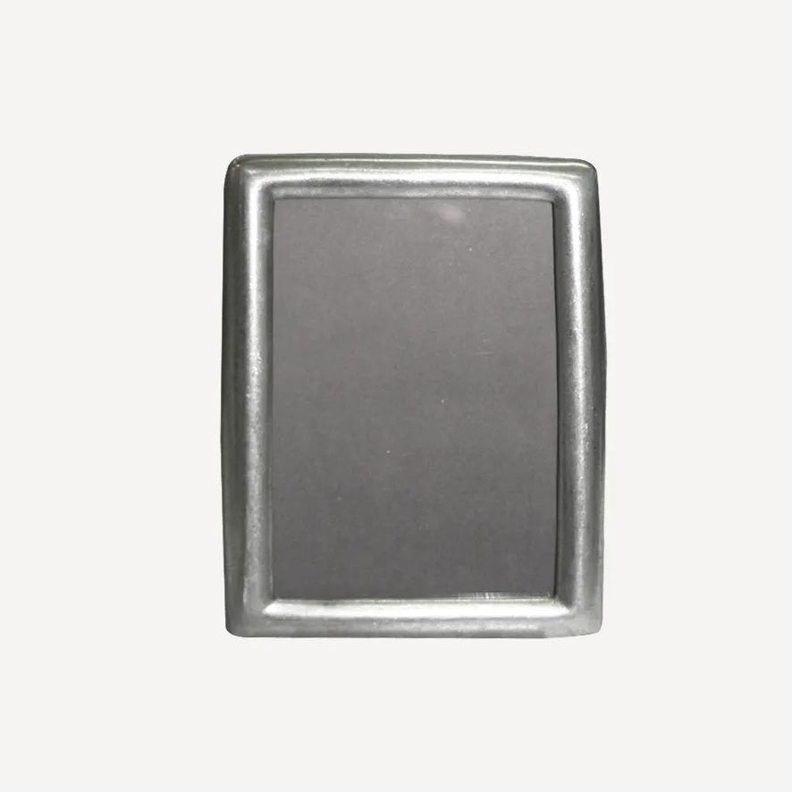 French Country Roucded Pewter Frame at Cerise.  Made from guaranteed genuine pewter and takes a 5 x 3.5 inch photo.