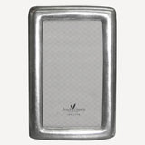 French Country Collections rounded pewter frame at Cerise.  Made of genuine solid pewter, takes a 4 x 6 inch photo.