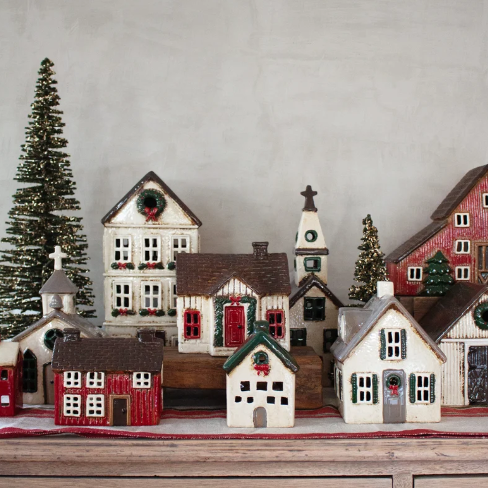French Country Starlit Fir Christmas Tree decorative Christmas décor at Cerise