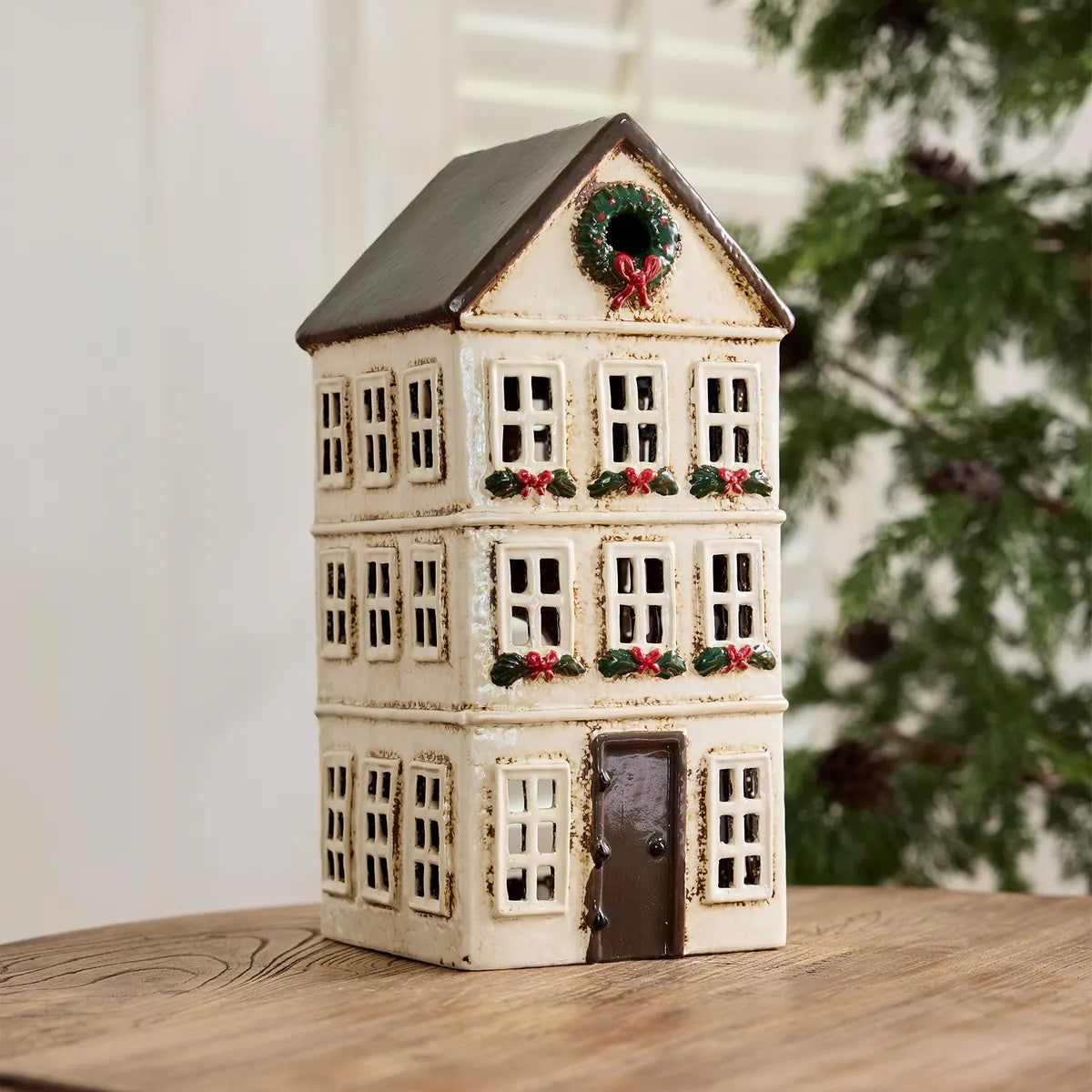 French Country Grande Chalet Tealight House at Cerise