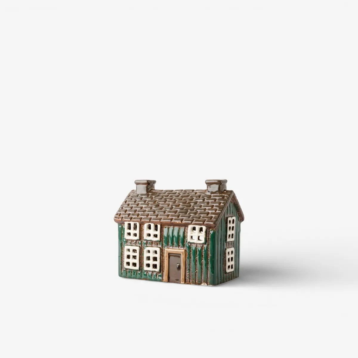 French Country Nordgard Torp Green Cottage Tealight House at Cerise