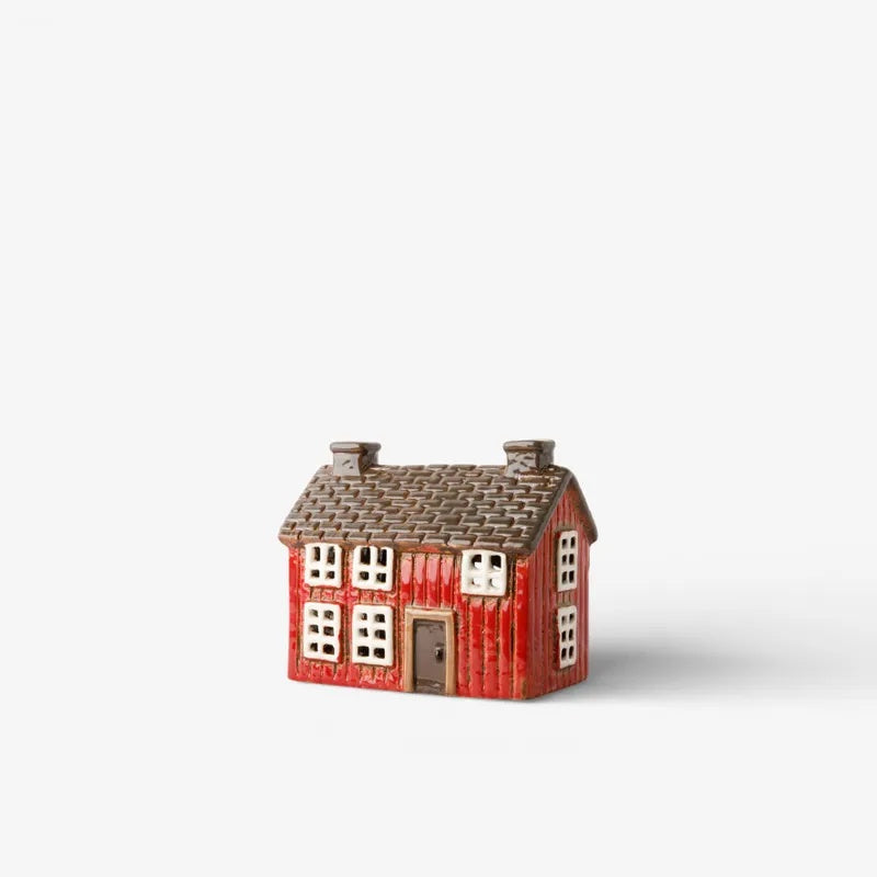 French Country Norgard Torp Red Cottage Tea Light at Cerise