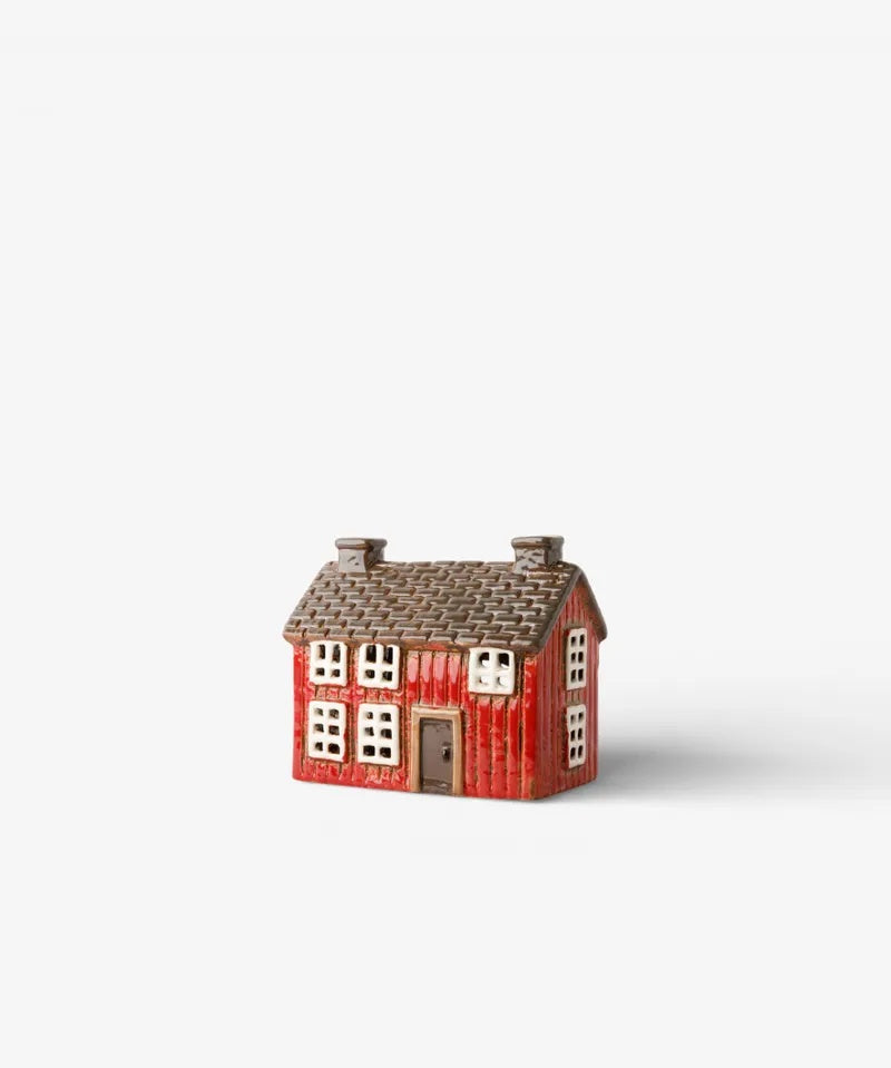 French Country Norgard Torp Red Cottage Tea Light at Cerise