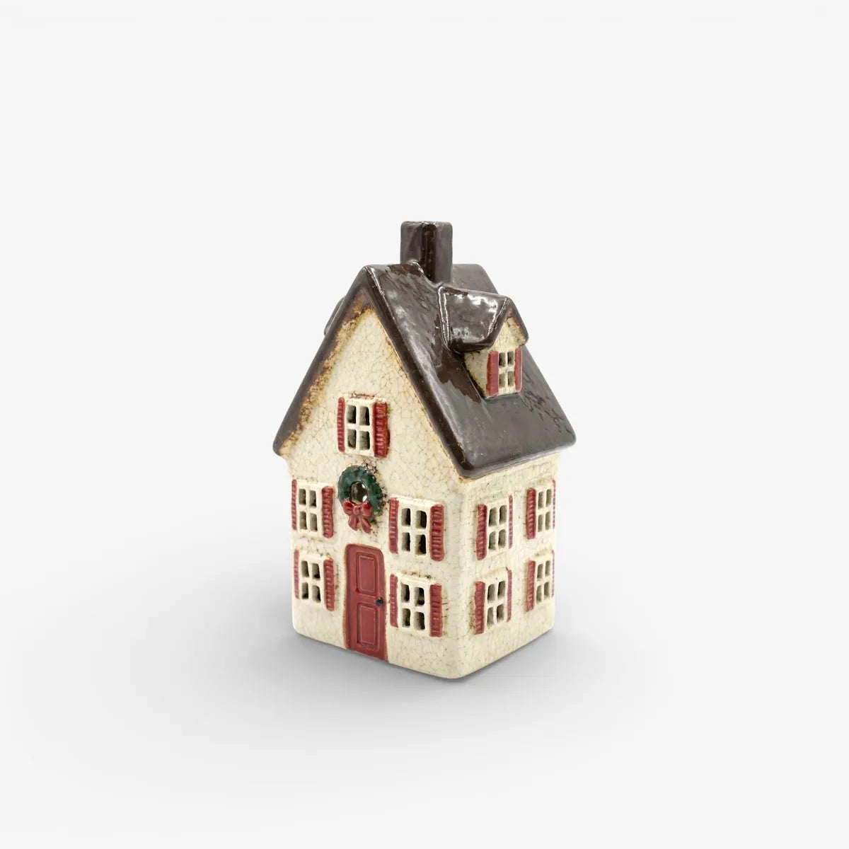 French Country Tall Villa with Bow Wreath at Cerise