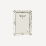 French Country Brocante white metal vintage style photo frame at Cerise.  Holds a 4 x 6 inch picture.