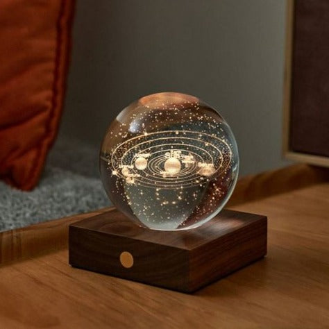 Solar System laser egraved Light