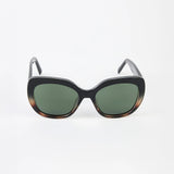 Sunglasses with a transparent Tort frame