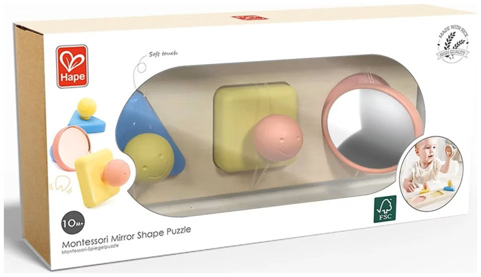 Encourage your little one’s development through play with this adorable Hape  Montessori mirror puzzle at Cerise. Designed to support hand-eye coordination, fine motor skills, and colour and shape recognition, it provides hours of engaging, educational fun while helping children build problem-solving, sorting, and organisational skills.