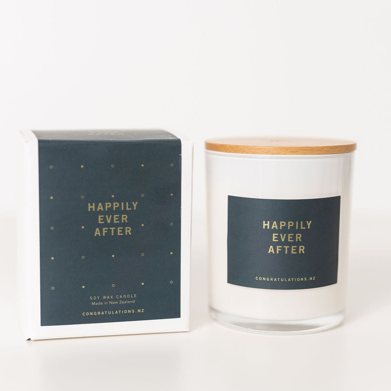 Happily Ever After Wedding or Engagement candle