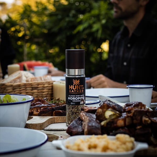 Hunt and gather seasoning grinder for bbq and grilled meats