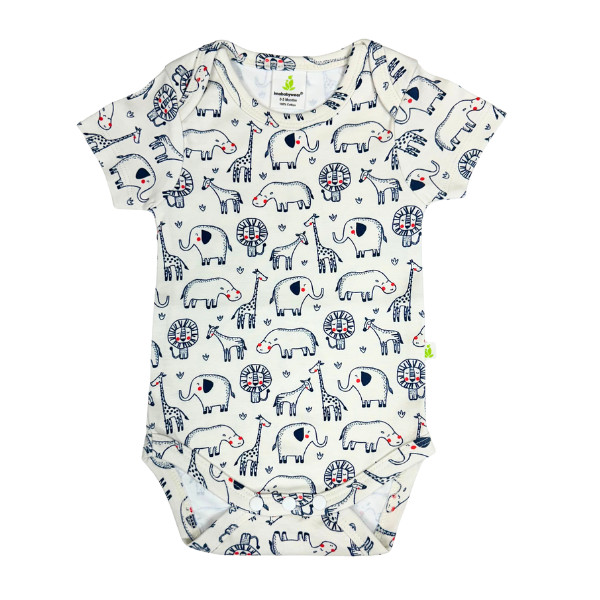 Imababy short sleeve Bodysuit in Sarafi Parade at Cerise