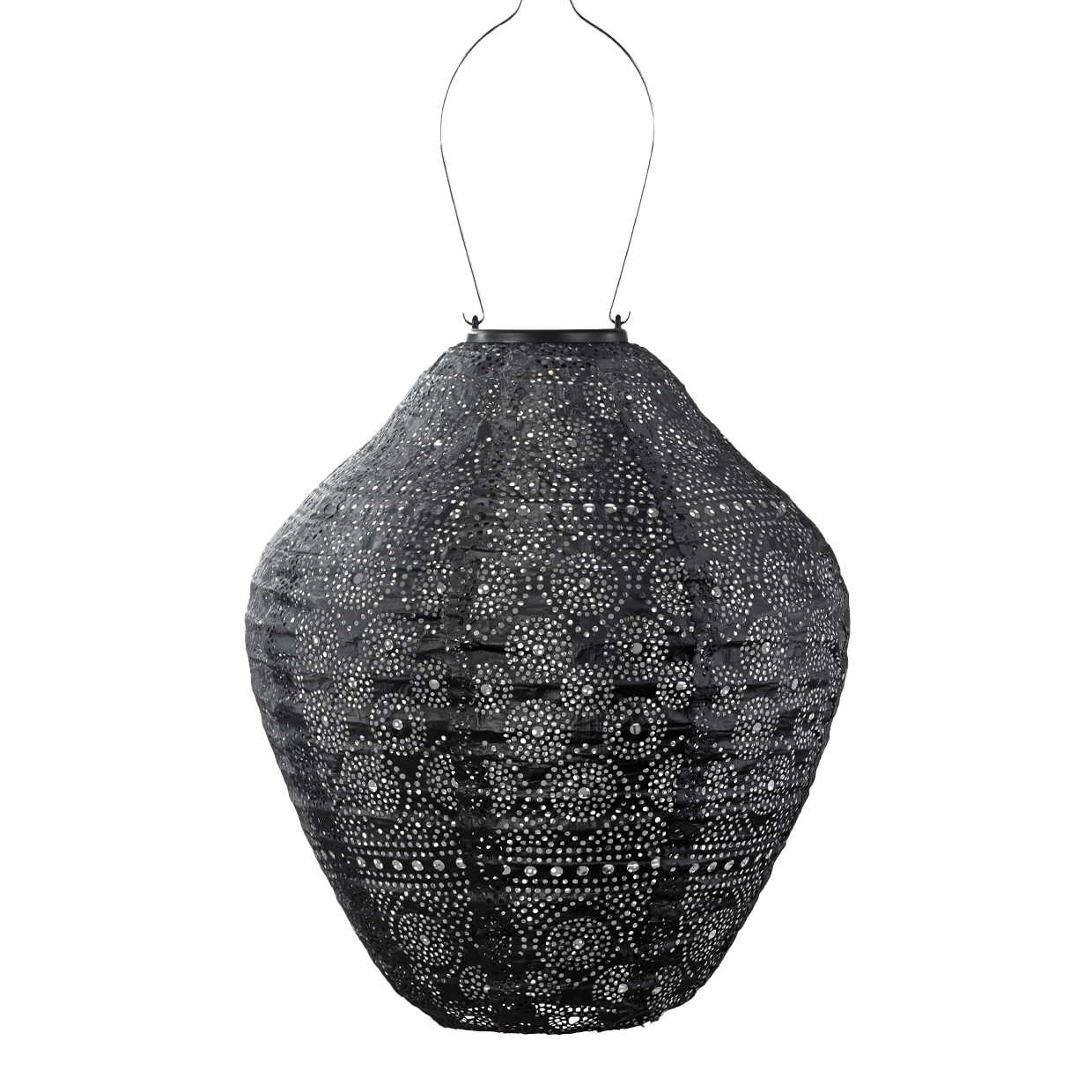 Lumiz 30cm Har solar lantern in dark grey spectare
