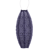 Purole long oval hanging solar lantern