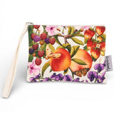 La La Land Bountiful Harest Coin Purse made from thick cotton with colourful artwork at Cerise