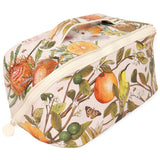 La La Land Golden Hour illustrated vegan leather cosmetic bag with structured shape at Cerise