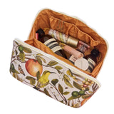 La La Land Golden Hour cosmetic bag with interior dividers and zipper pocket for makeup and skincare at Cerise