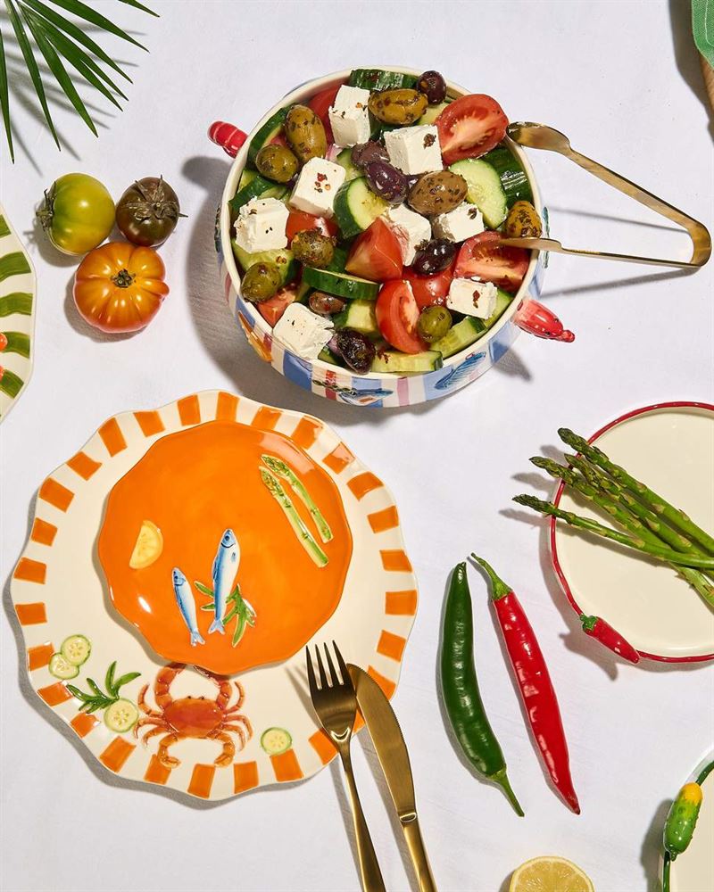 La La Land Seaview Stoneware range of serving dises at Cerise