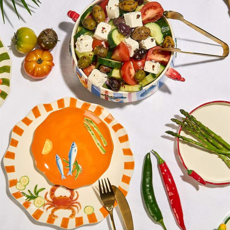 La La Land Seaview Stoneware range of serving dises at Cerise