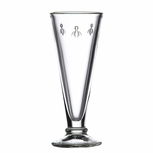 La Rochere Abielle French Bee Glass Champagne flute at Cerise