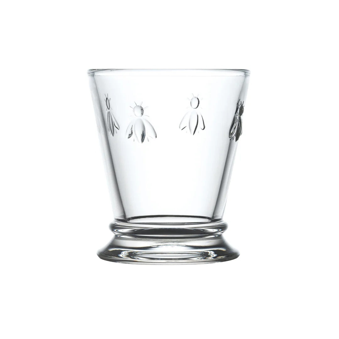 La Rochere AbielleCup, a short tumbler glass with the french bee design at Cerise NZ