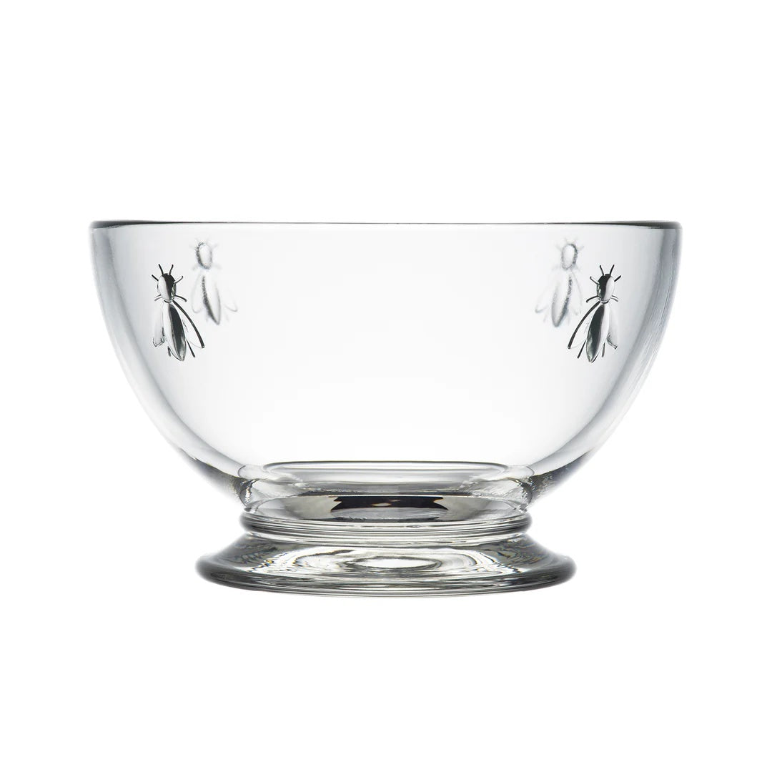 La Rochere Abielle Glass Bee Bowl for salads, nibbles or deserts at Cerise NZ