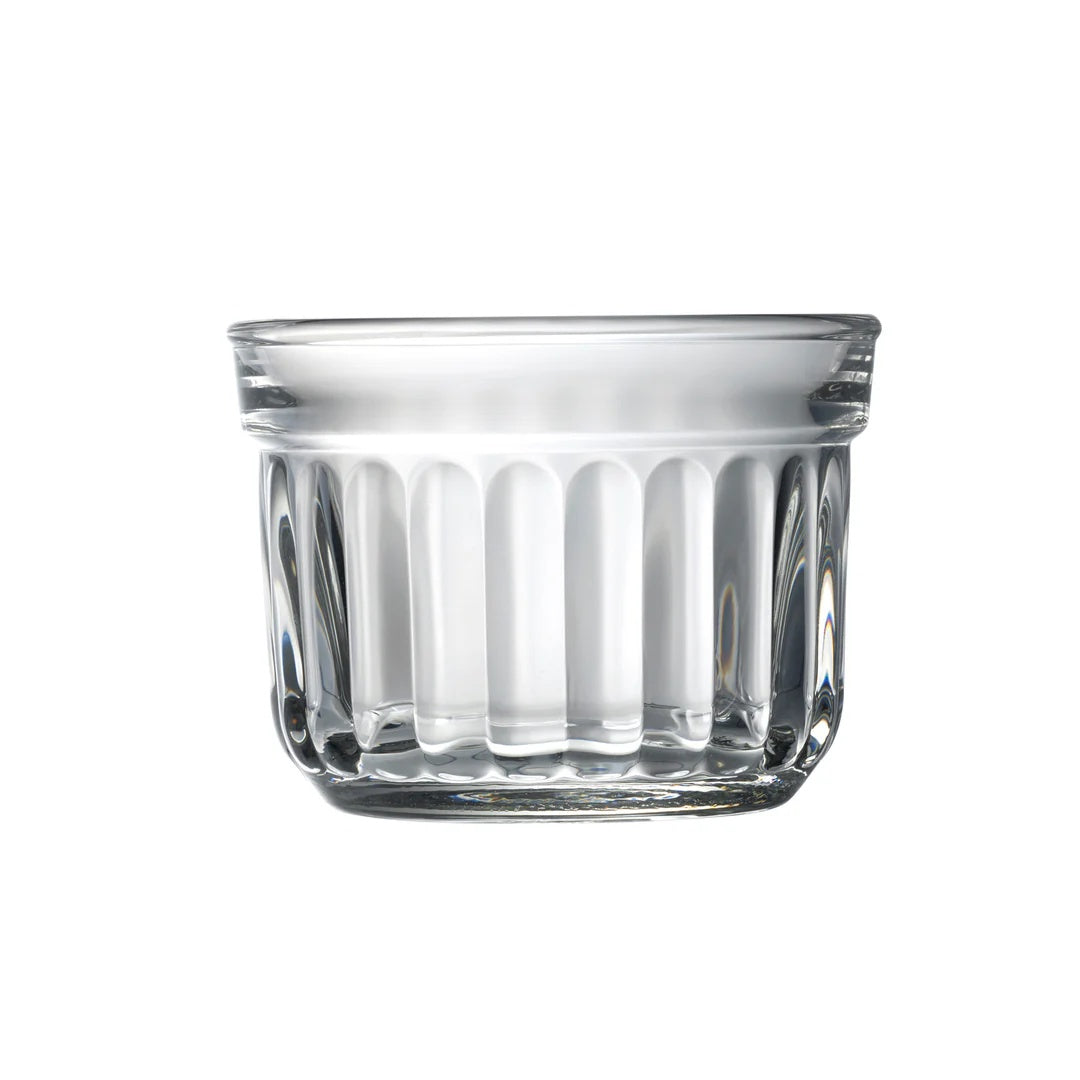 La Rochere Delice Verrine Coupe, Glass dish for sweets ice cream or savoury nibbles with soft fluted glass rib sides at Cerise NZ