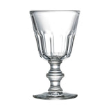 La Rochere Stemmed Water or Wine Glass in a flat ribbed parison cut at Cerise NZ
