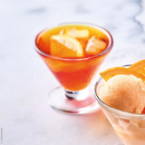 La Rochere pressed Glass Vega Coupe rund icecream cup for desert at Cerise NZ