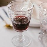 La Rochere stemmed water or wine glass with baroque shell, scallop and floral motifs at Cerise NZ