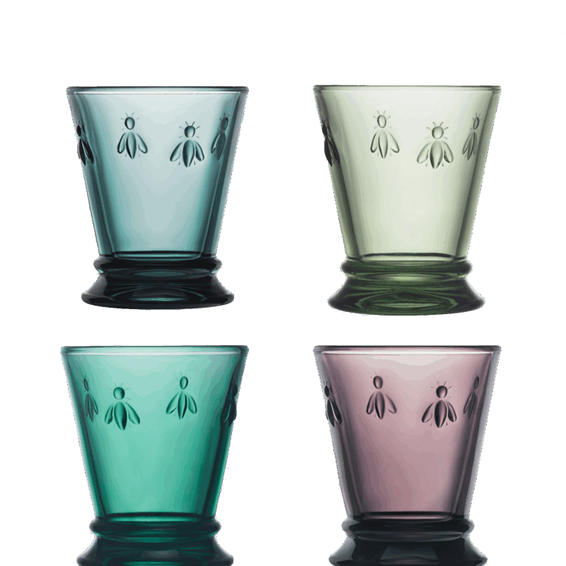 Set of 4 La Rochere Coloured Tumblers at Cerise NZ
