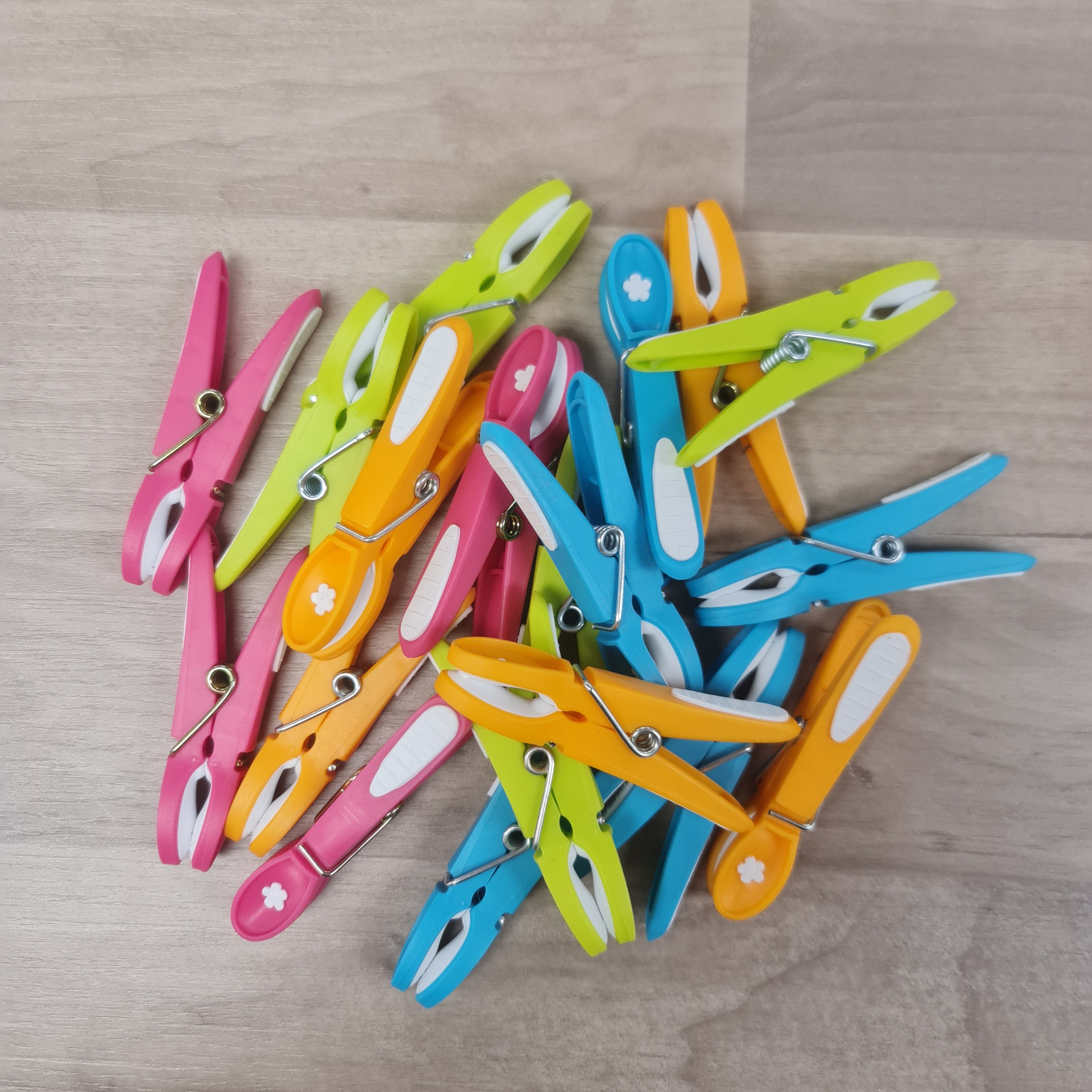 Laguelle Non Slip clothes pegs, sold in a pack of 20 at Cerise.  Made in France.