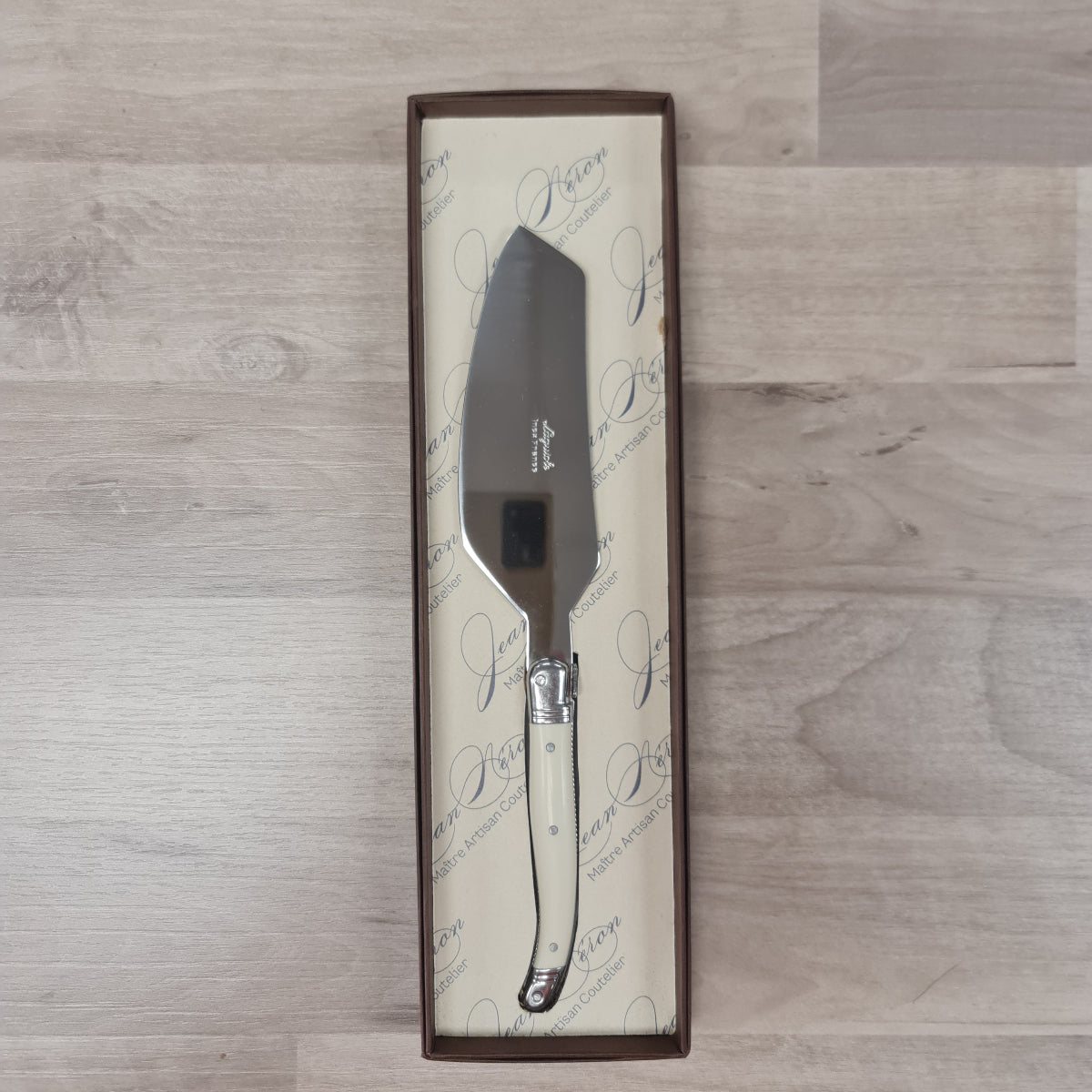 Laguiole Sliver with Ivory coloured Handle in gift box at Cerise NZ