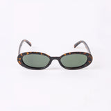 Tortoise Shell coloured oval sunglasses