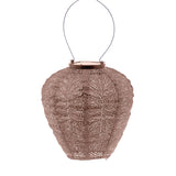 Limiz Solar Lantern 20cm Balloon in the new season Mocha colour and folia design pattern at Cerise