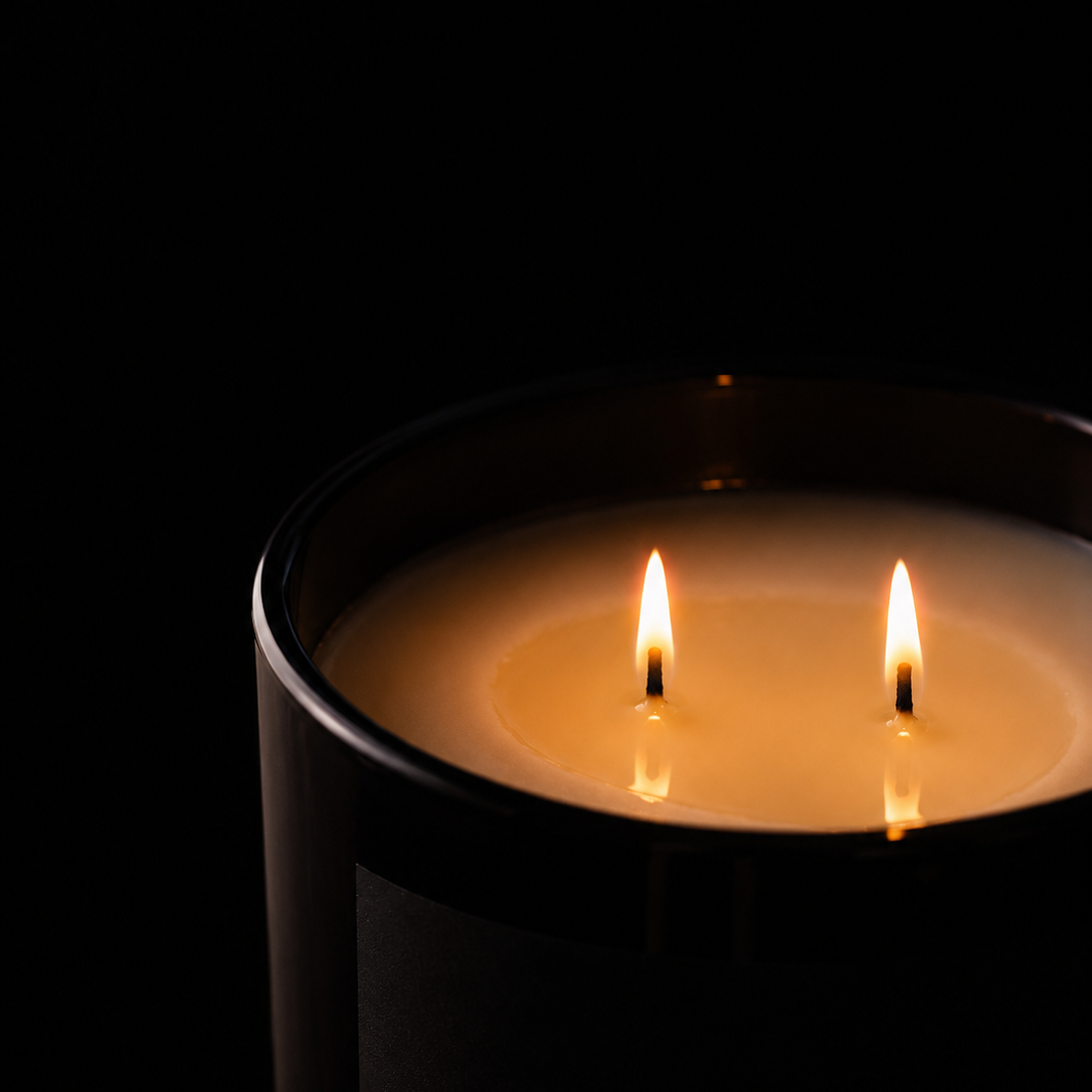 Millie Moo Nelle Bloom 460g natural soy wax candle with sweet pea and jasmine fragrance