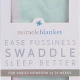 Blanket in Mint colour showing old packaging for baby swaddle with 25% discount.