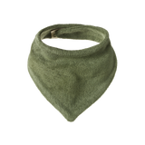 Dark Green coloured terry baby dribble bib